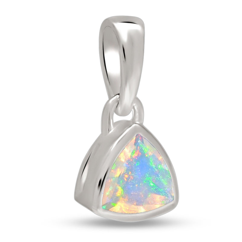 5*5 MM Trillion - Ethiopian Opal Faceted Pendants - CB-P717EO Catalogue