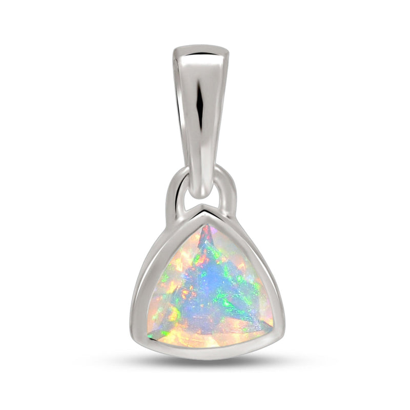 5*5 MM Trillion - Ethiopian Opal Faceted Pendants - CB-P717EO Catalogue