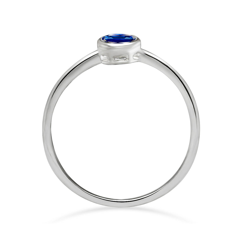 4*4 MM Round - Kyanite Faceted Ring - CB-R813K Catalogue