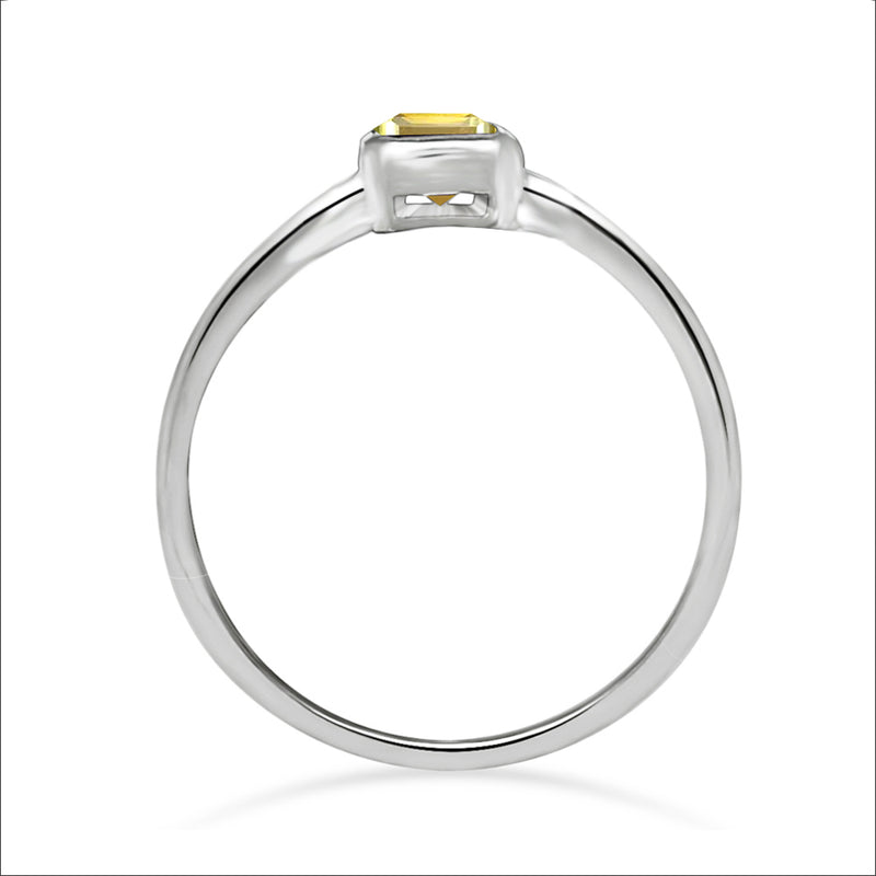 6*4 MM Octo - Citrine Ring - CB-R814C Catalogue