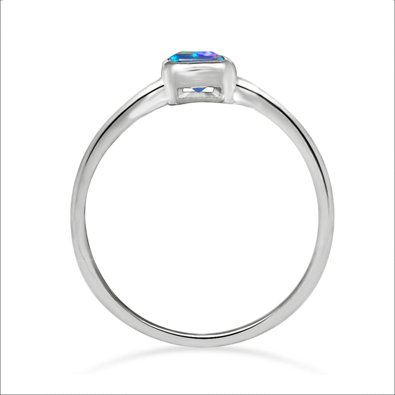 6*4 MM Octo - Ethiopian Opal Faceted Ring - CB-R814EO Catalogue