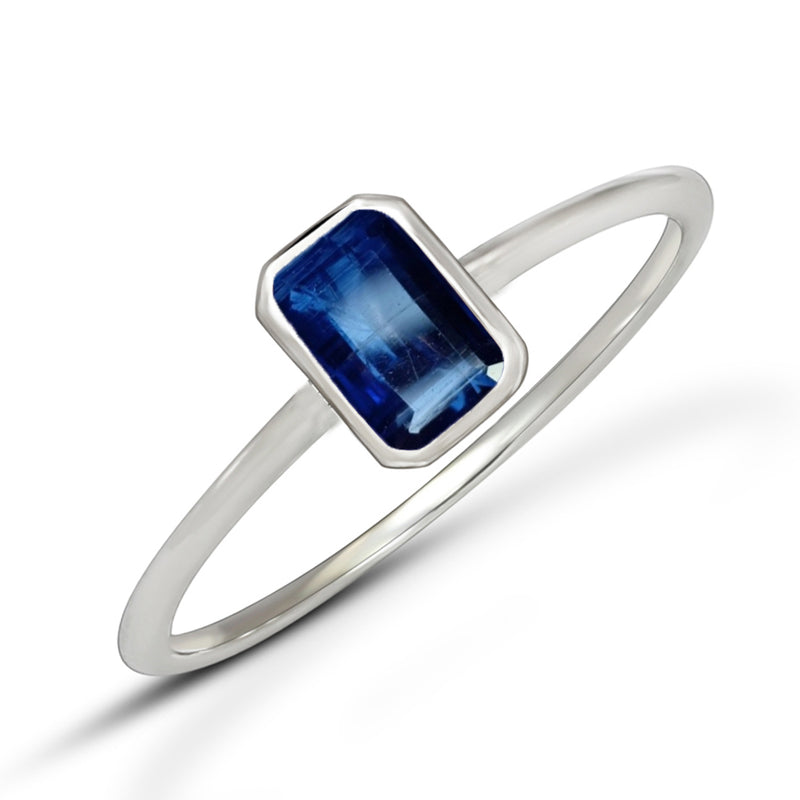 6*4 MM Octo - Kyanite Faceted Ring - CB-R814K Catalogue