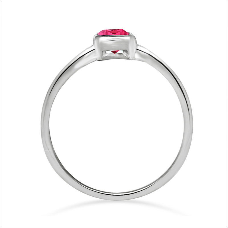 6*4 MM Octo - Pink Tourmaline Faceted Ring - CB-R814PT Catalogue