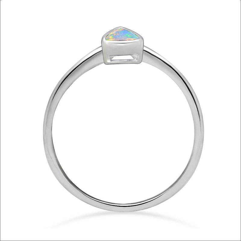 4*4 MM Trillion - Ethiopian Opal Faceted Ring - CB-R815EO Catalogue