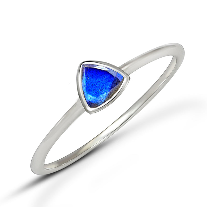 4*4 MM Trillion - Labradorite Faceted Ring - CB-R815LBF Catalogue