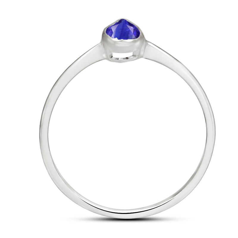 6*4 MM Pear - Kyanite Faceted Ring - CB-R819K Catalogue