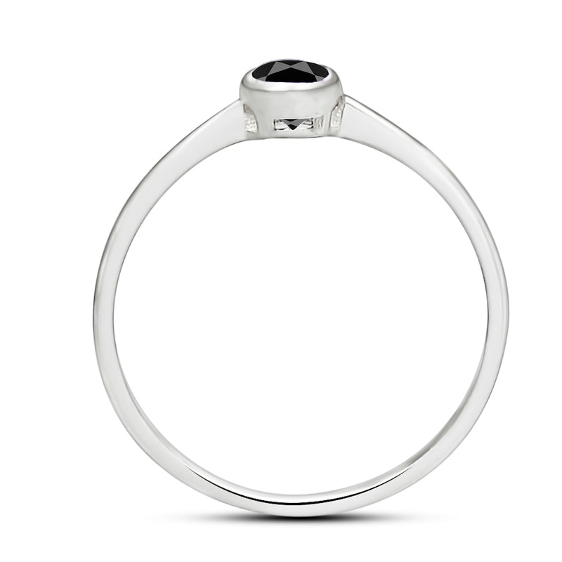 6*4 MM Oval - Black Spinel Ring - CB-R820BS Catalogue