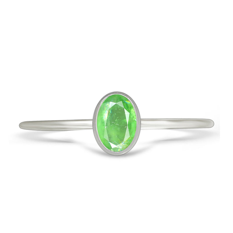 6*4 MM Oval - Mint Green Kyanite Ring - CB-R820GK Catalogue