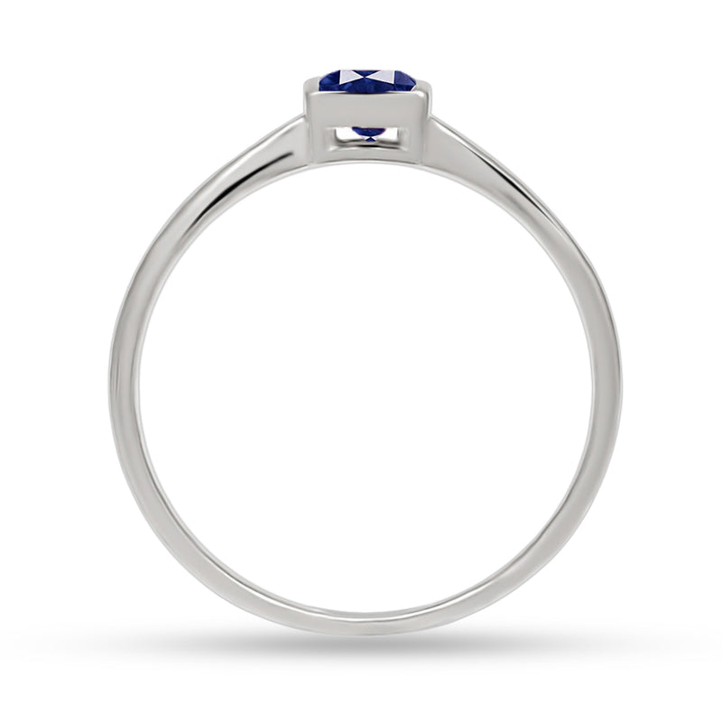 4*4 MM Square - Kyanite Faceted Ring - CB-R824K Catalogue