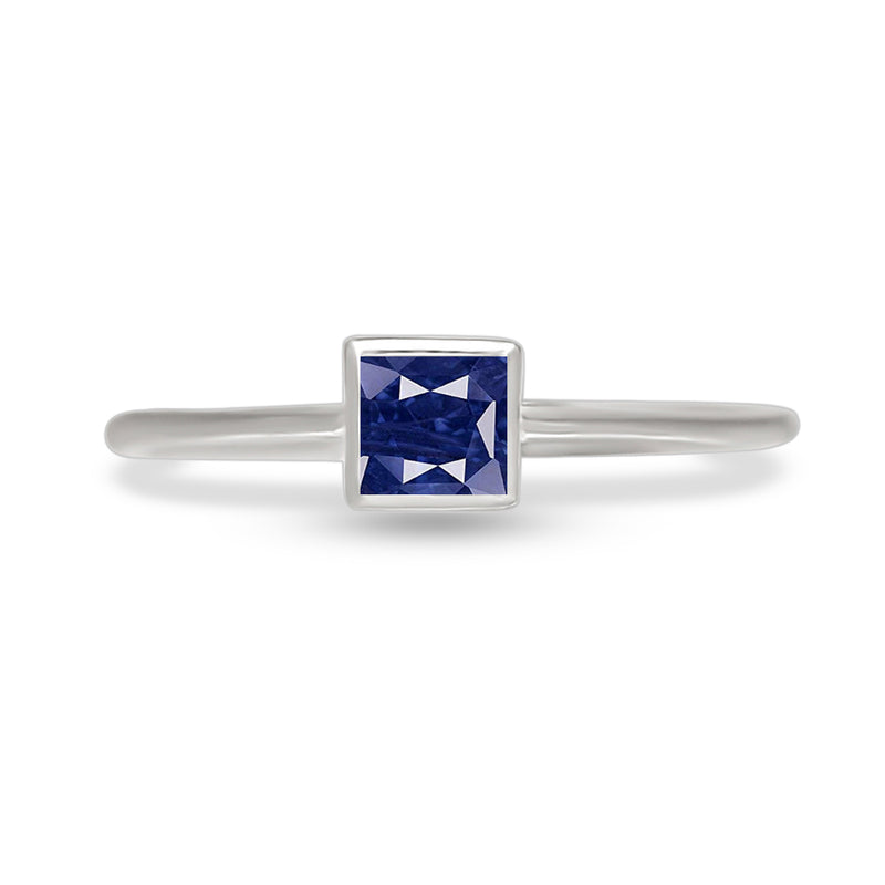 4*4 MM Square - Kyanite Faceted Ring - CB-R824K Catalogue