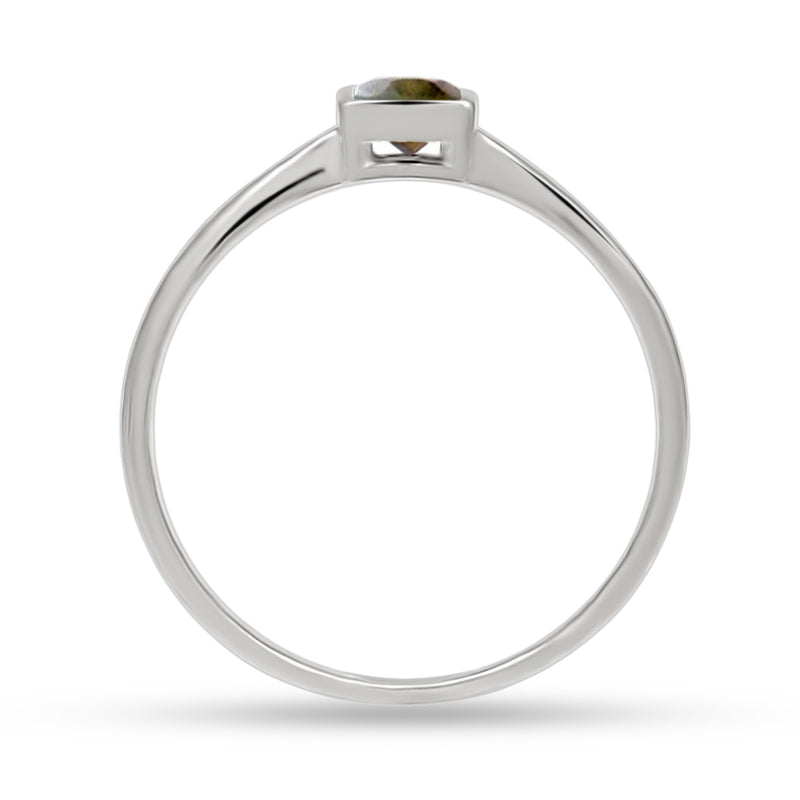 4*4 MM Square - Labradorite Faceted Ring - CB-R824LBF Catalogue