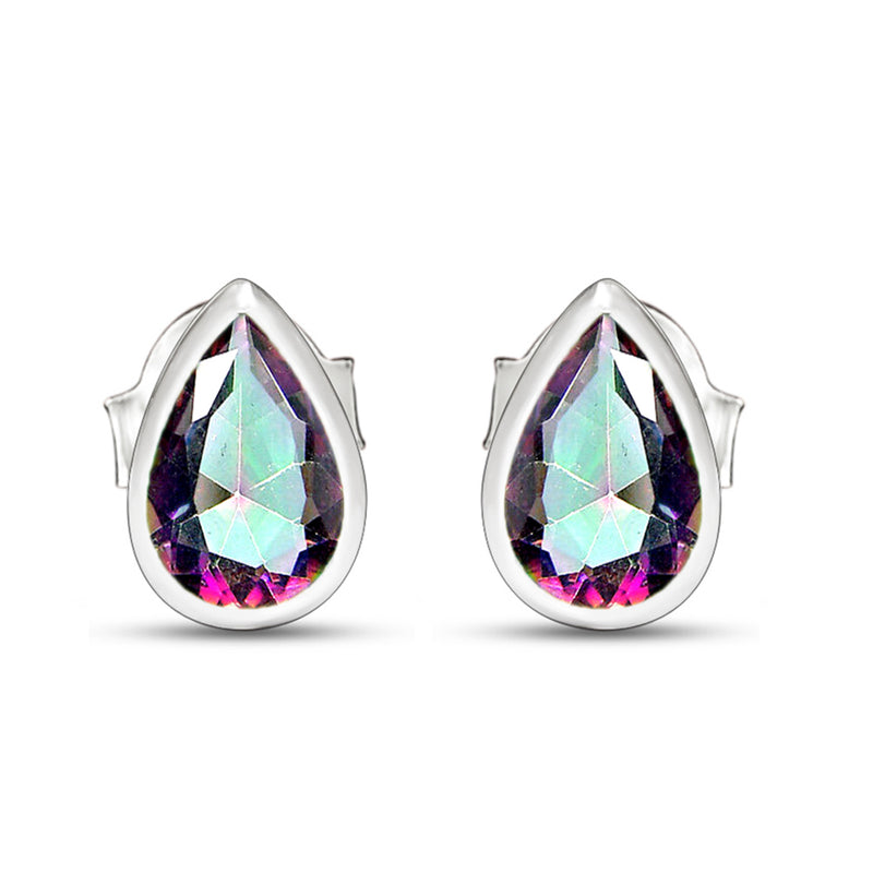 5*3 MM Pear - Mystic Topaz Stud - CB-S608MT Catalogue