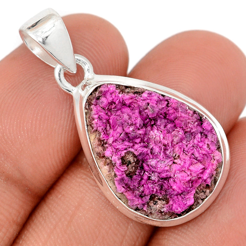 1.5" Cobalt Druzy Pendants - CBDP473
