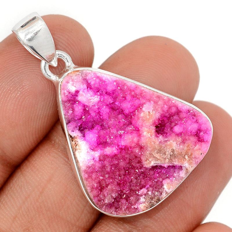 1.5" Cobalt Druzy Pendants - CBDP479