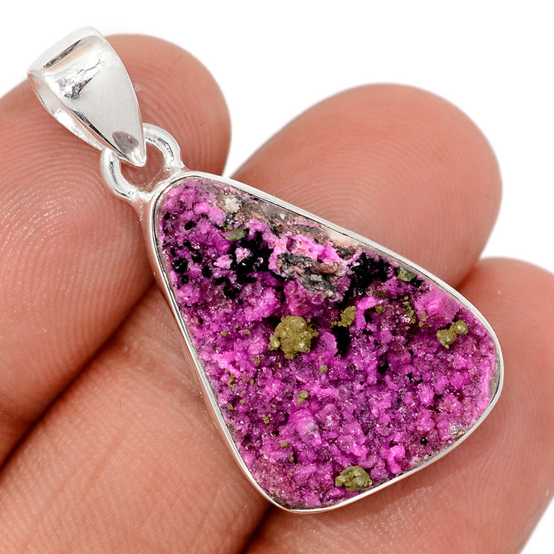 1.5" Cobalt Druzy Pendants - CBDP488