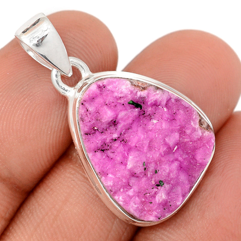 1.3" Cobalt Druzy Pendants - CBDP494