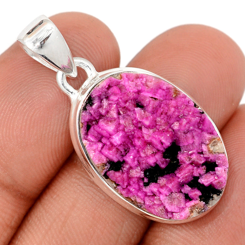 1.3" Cobalt Druzy Pendants - CBDP496