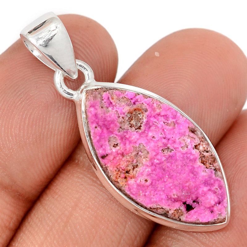 1.6" Cobalt Druzy Pendants - CBDP499