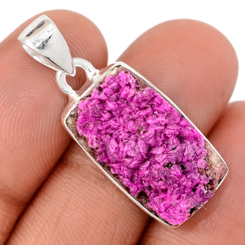 1.3" Cobalt Druzy Pendants - CBDP508