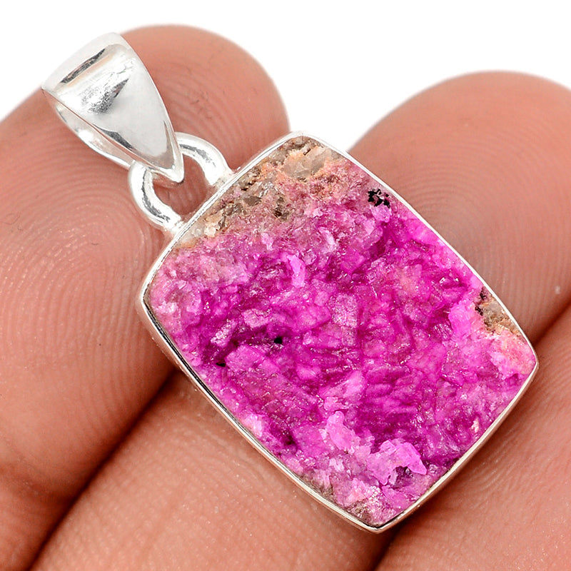 1.2" Cobalt Druzy Pendants - CBDP510
