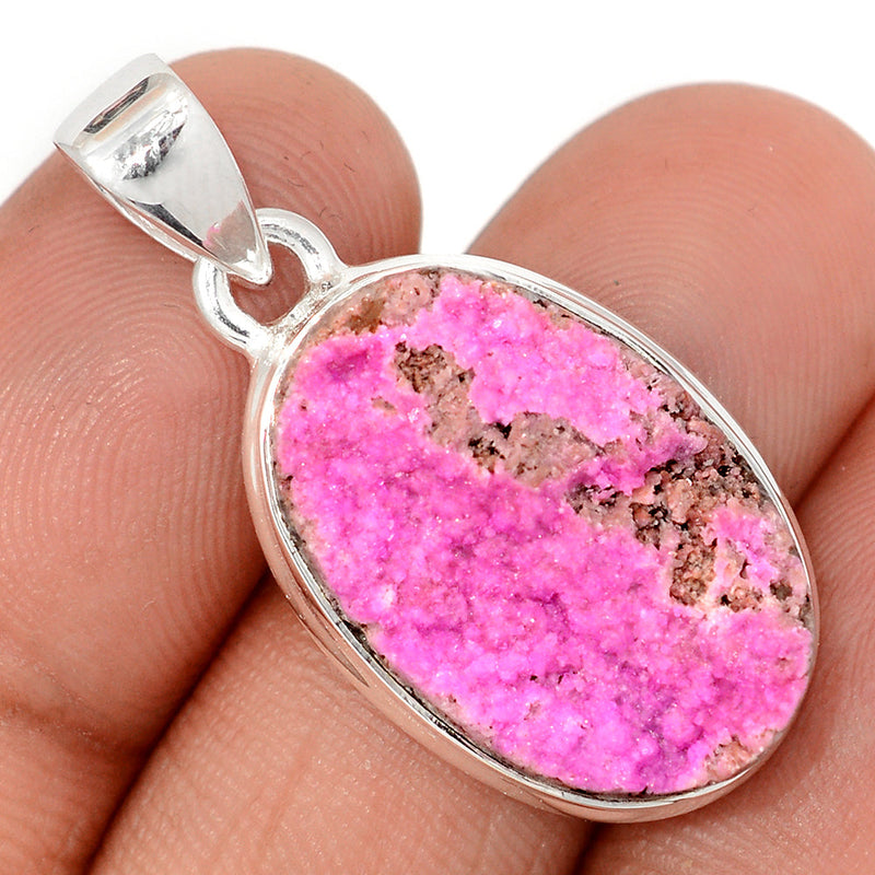 1.3" Cobalt Druzy Pendants - CBDP513