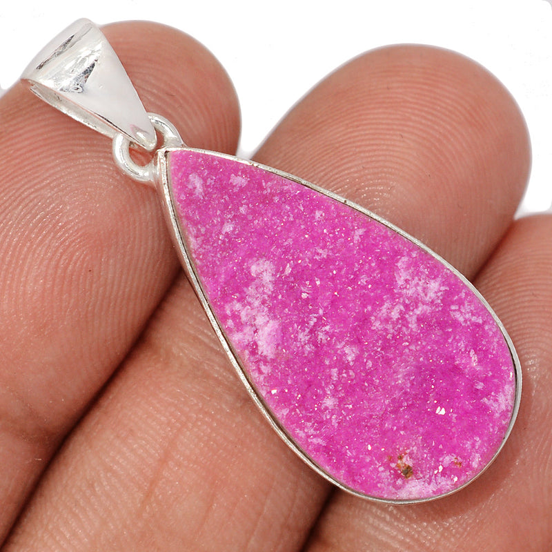 1.5" Cobalt Druzy Pendants - CBDP528