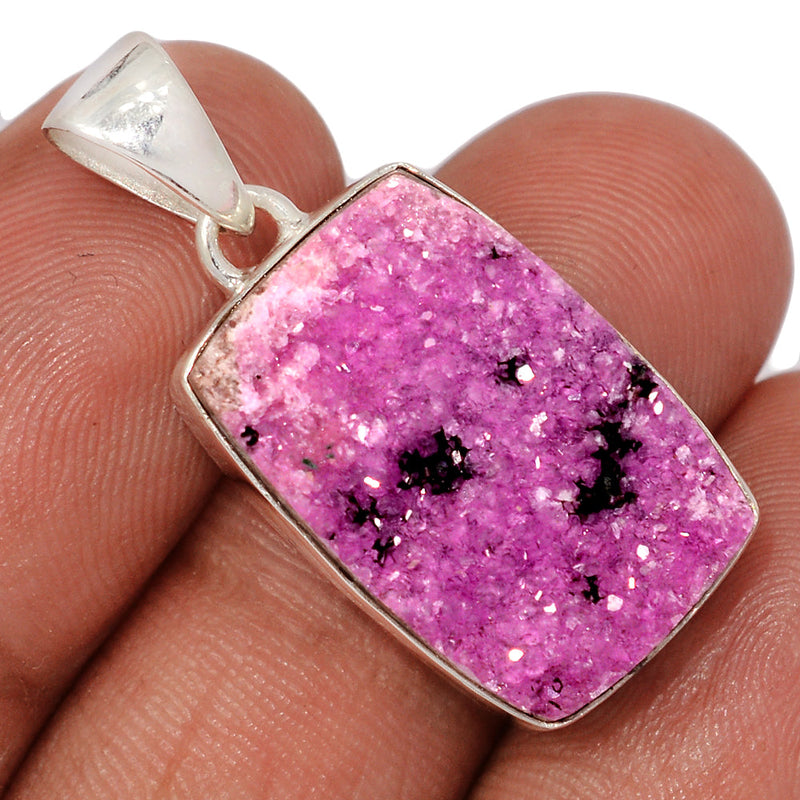1.2" Cobalt Druzy Pendants - CBDP531
