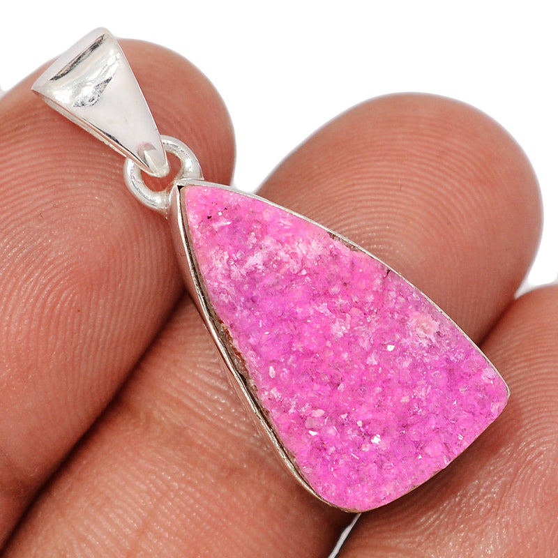 1.3" Cobalt Druzy Pendants - CBDP532