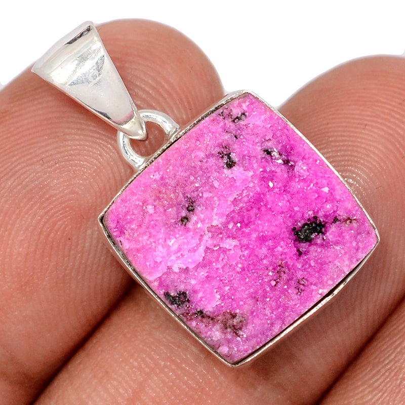 1.1" Cobalt Druzy Pendants - CBDP533
