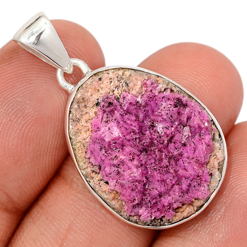 1.3" Cobalt Druzy Pendants - CBDP535