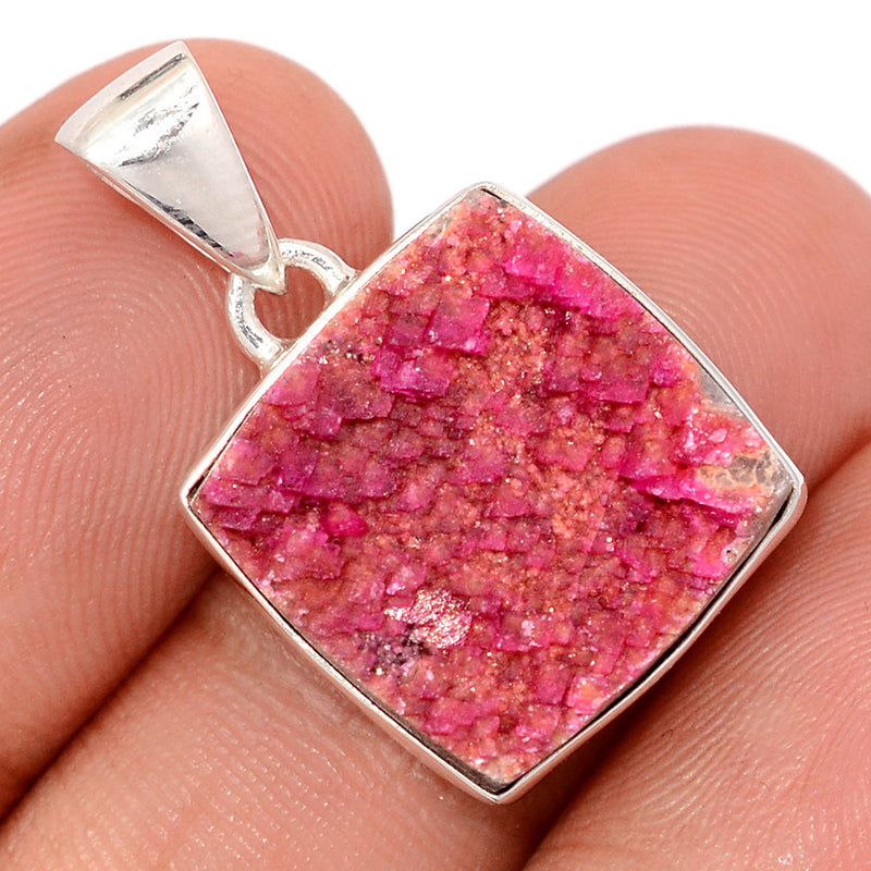 1.1" Cobalt Druzy Pendants - CBDP546