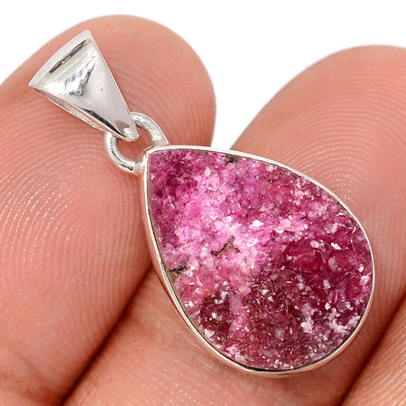 1.1" Cobalt Druzy Pendants - CBDP554