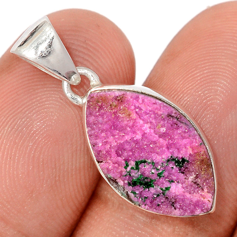 1.1" Cobalt Druzy Pendants - CBDP558