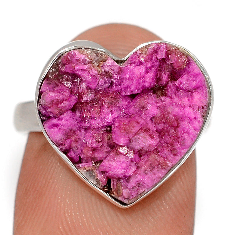 Heart - Cobalt Druzy Ring - CBDR412