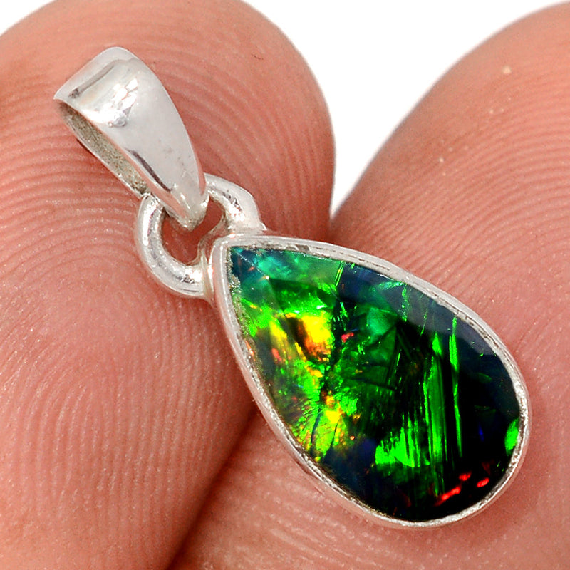 0.8" Chalama Black Opal Faceted Pendants - CBFP267