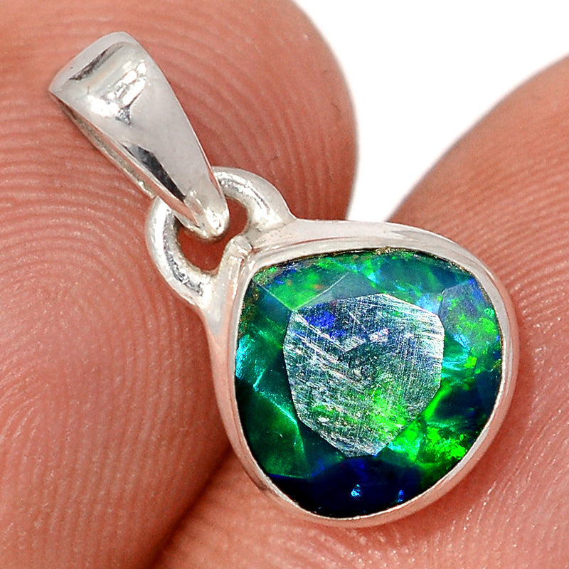 0.7" Chalama Black Opal Faceted Pendants - CBFP288