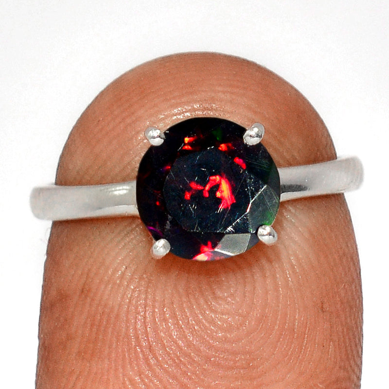 Claw - Chalama Black Opal Faceted Ring - CBFR260
