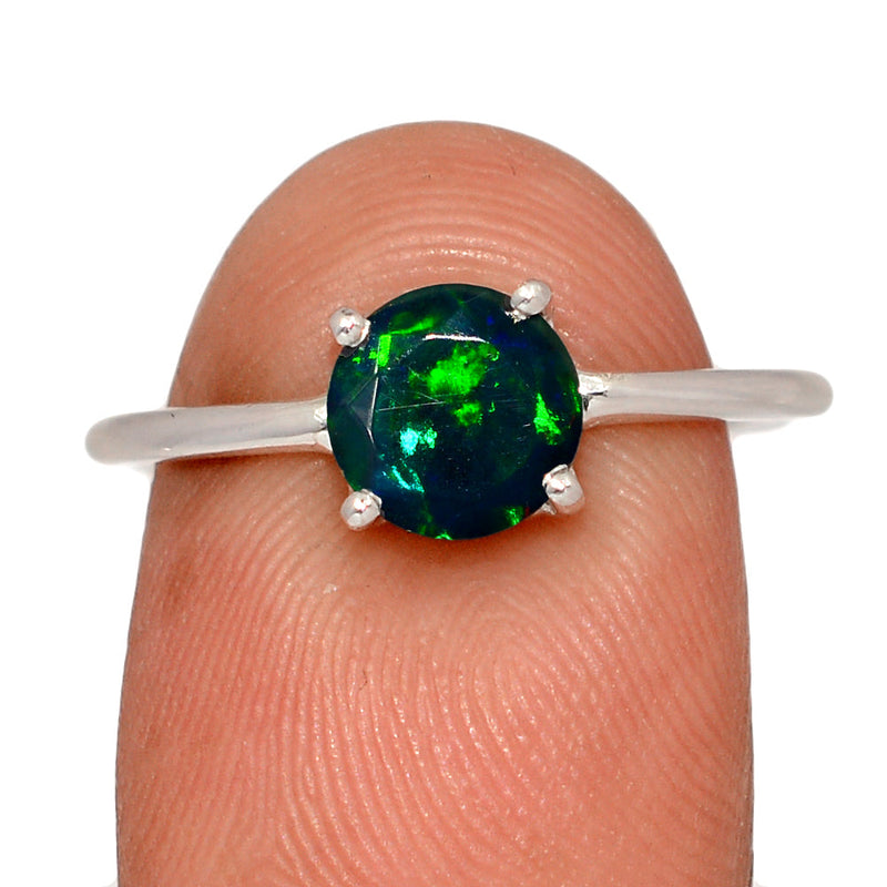 Claw - Chalama Black Opal Faceted Ring - CBFR315