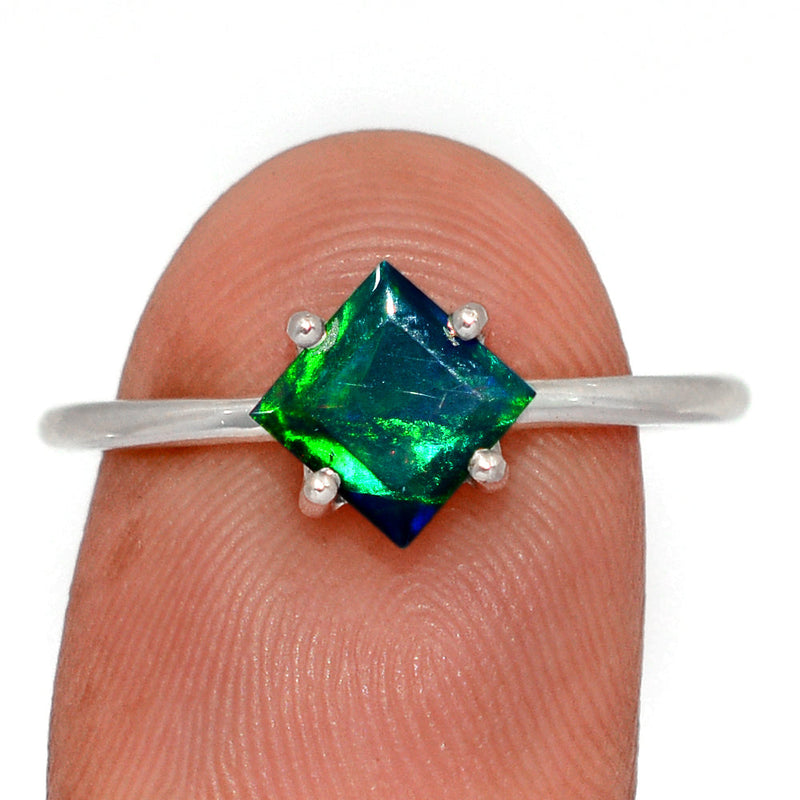 Claw - Chalama Black Opal Faceted Ring - CBFR325