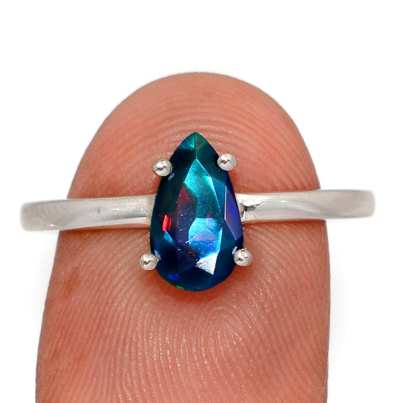 Claw - Chalama Black Opal Faceted Ring - CBFR330