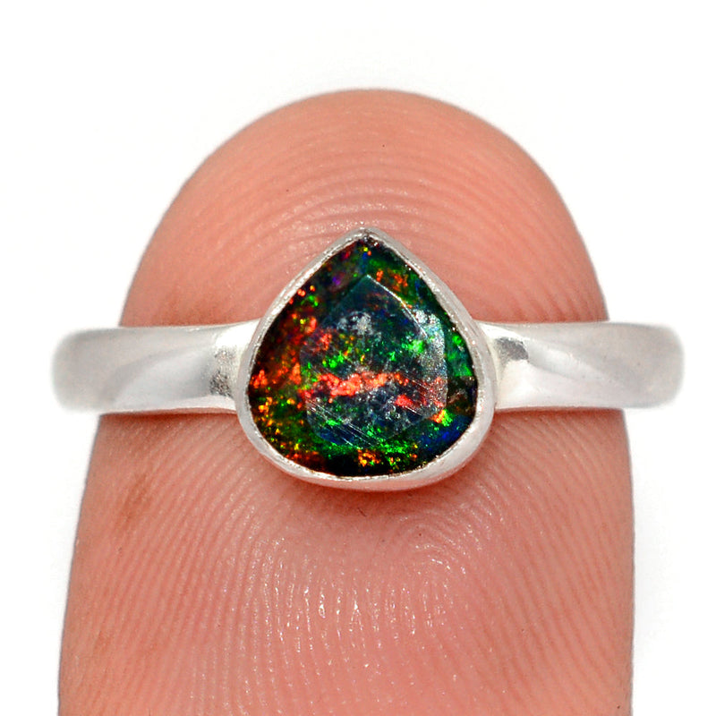 Chalama Black Opal Faceted Ring - CBFR361