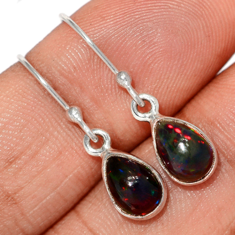 1.1" Chalama Black Opal Earrings - CBOE137