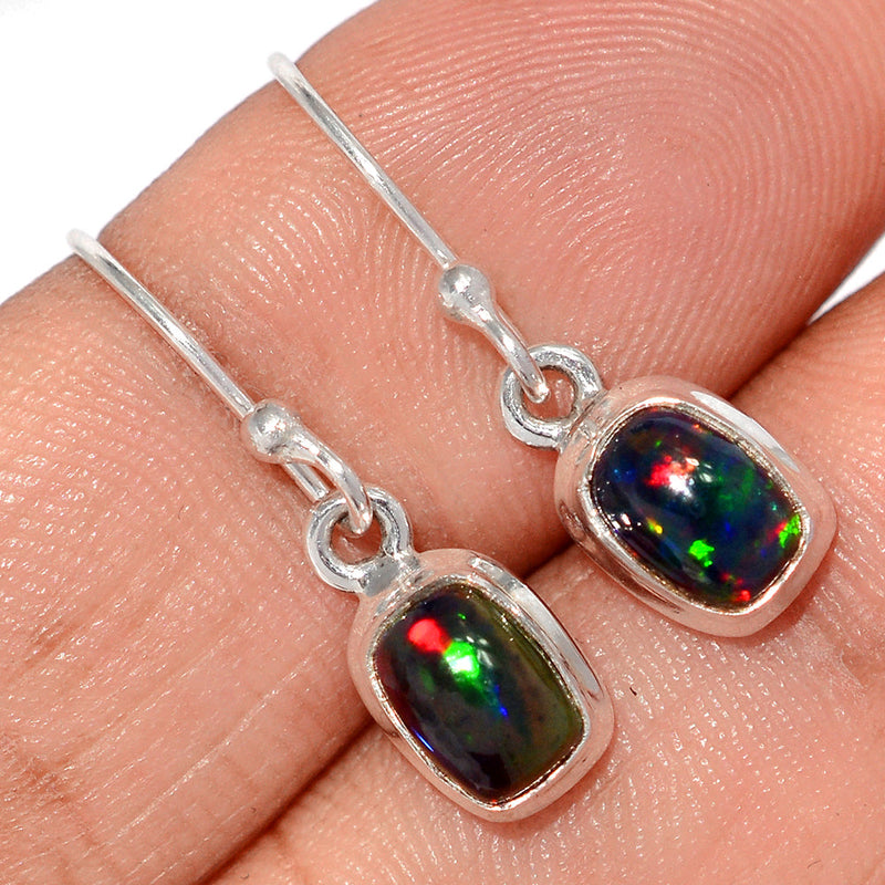 1.1" Chalama Black Opal Earrings - CBOE139