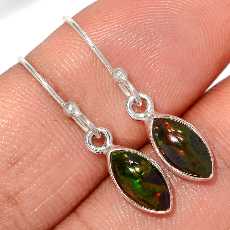 1.1" Chalama Black Opal Earrings - CBOE147