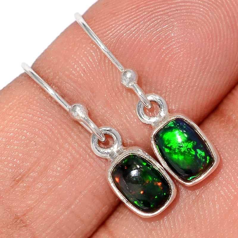 1" Chalama Black Opal Earrings - CBOE151