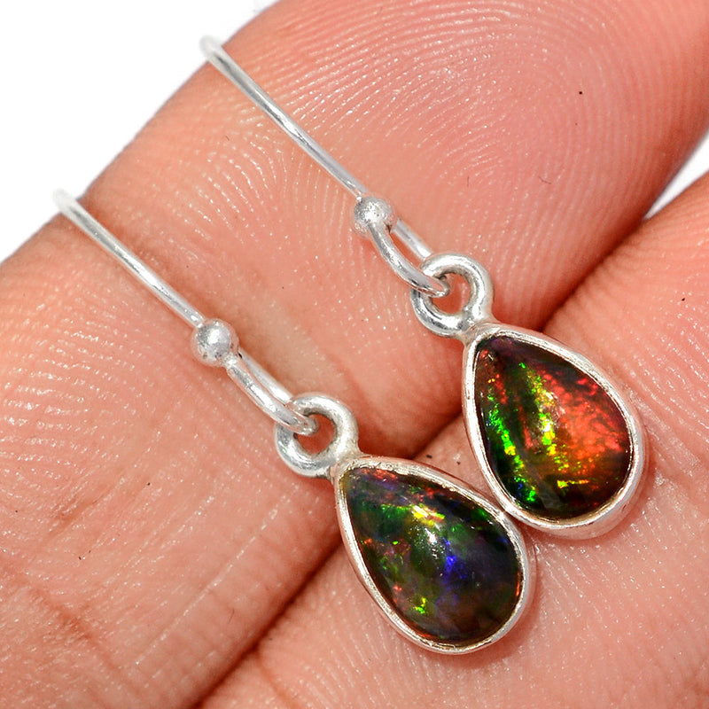 1.1" Chalama Black Opal Earrings - CBOE75