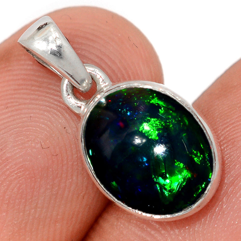 0.7" Chalama Black Opal Pendants - CBOP580