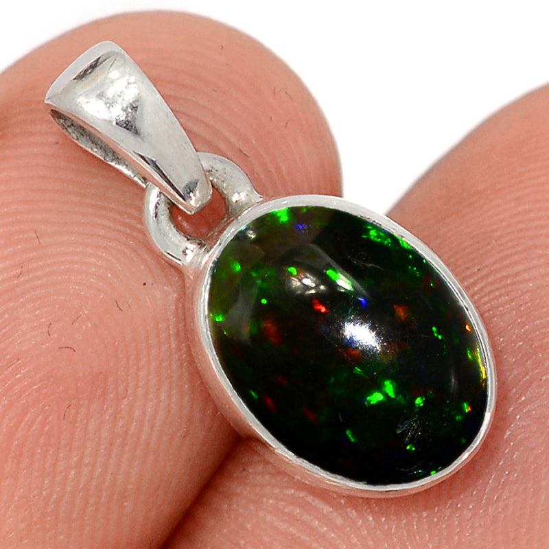 0.7" Chalama Black Opal Pendants - CBOP586