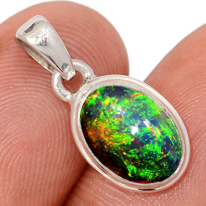 0.8" Chalama Black Opal Pendants - CBOP623
