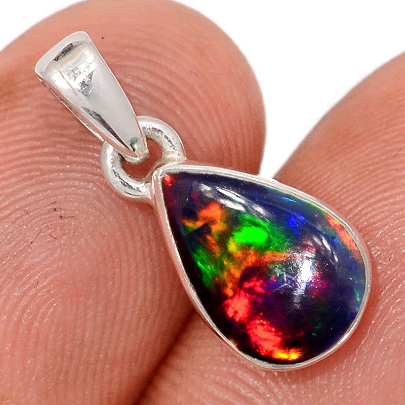 0.7" Chalama Black Opal Pendants - CBOP624